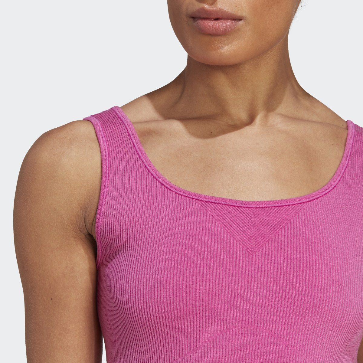 Adidas Cropped Tank 3D Rib. 7