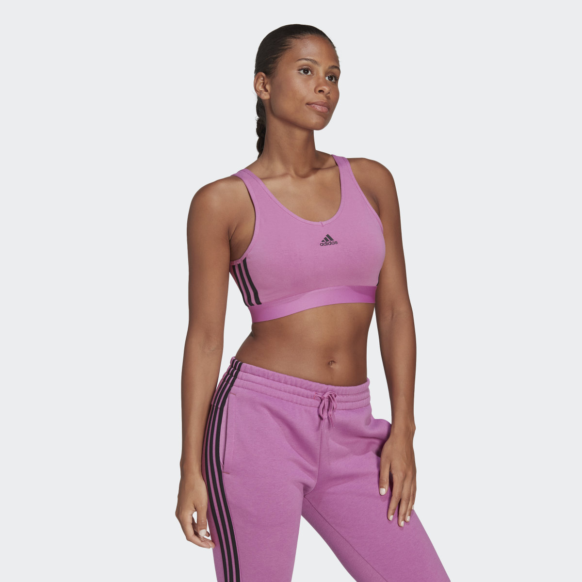 Adidas Essentials 3-Stripes Crop Top. 4