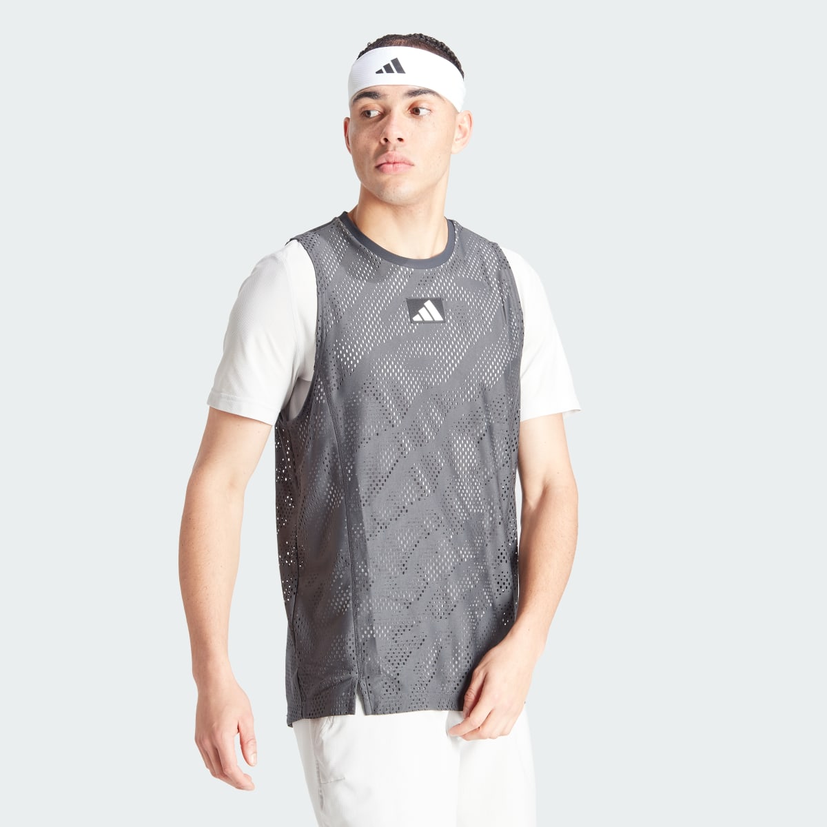 Adidas T-shirt da tennis Pro Layering. 4