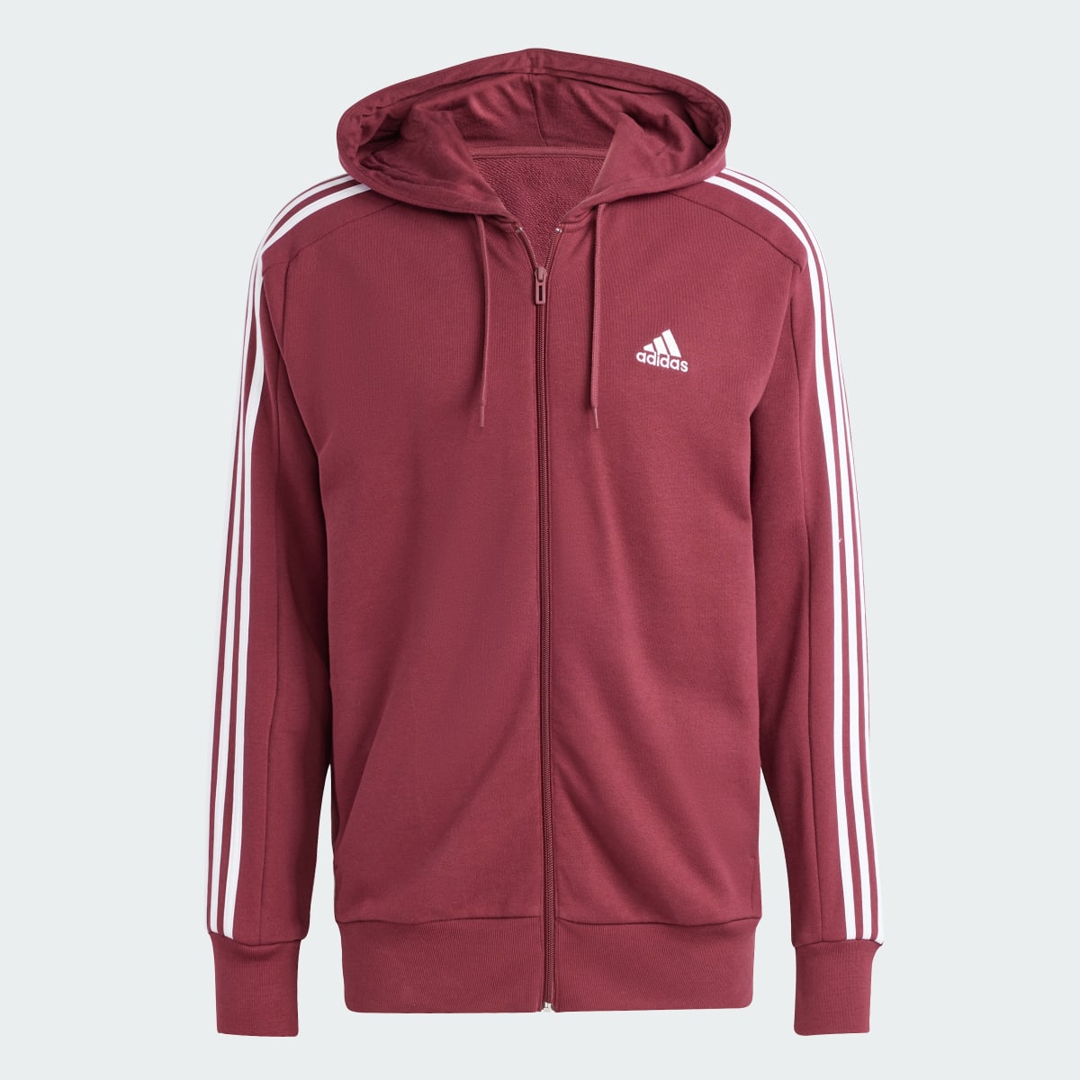 Adidas Casaco com Capuz em Moletão 3-Stripes Essentials. 5