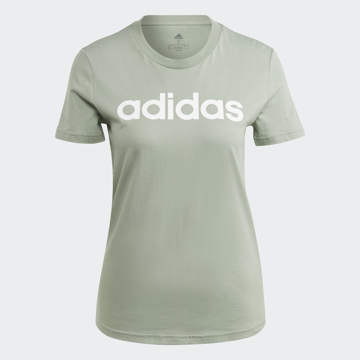 Adidas LOUNGEWEAR Essentials Slim Logo Tişört. 5