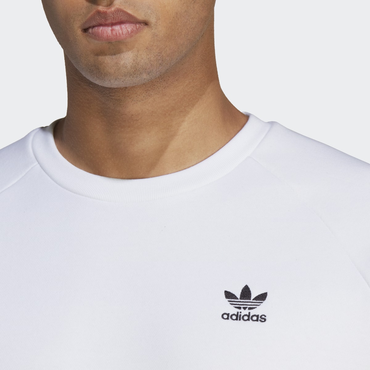 Adidas Felpa Trefoil Essentials Crewneck. 6