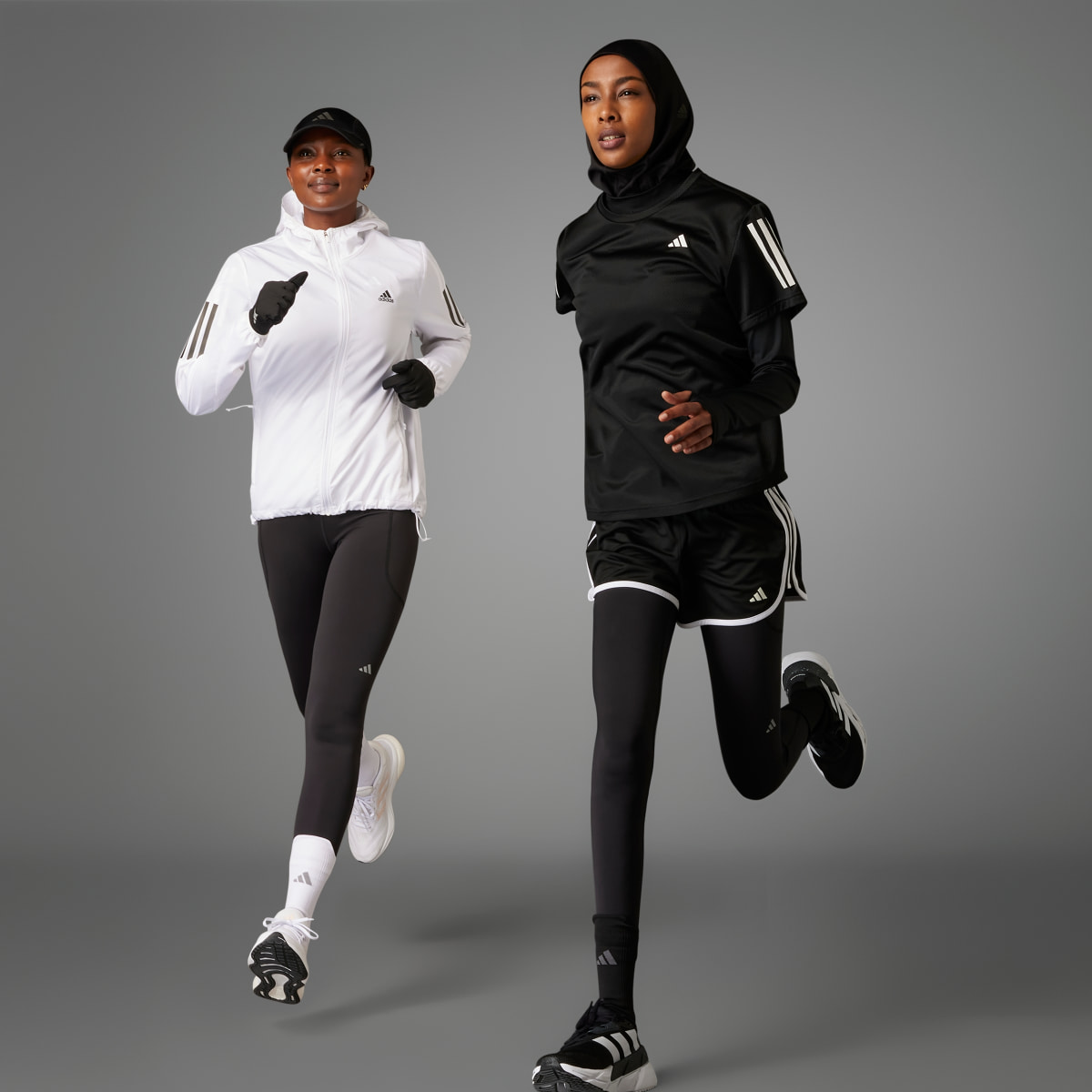Adidas Rompevientos de Running con Gorro Own the Run. 7