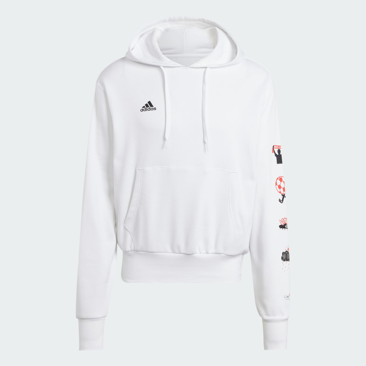 Adidas Sweat-shirt à capuche graphique (Non genré). 4