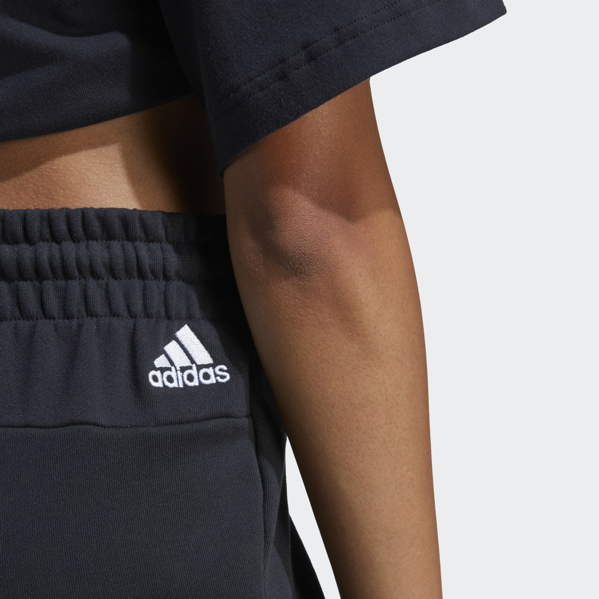 Adidas Essentials Linear French Terry Shorts. 6