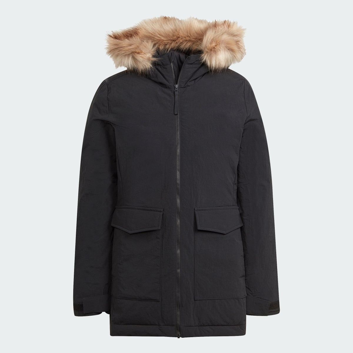 Adidas Parka com Capuz com Pelagem. 5