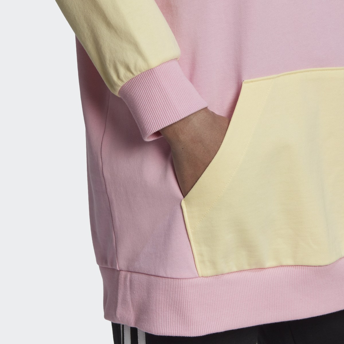 Adidas Sweat-shirt à capuche oversize à logo colorblock Essentials. 7