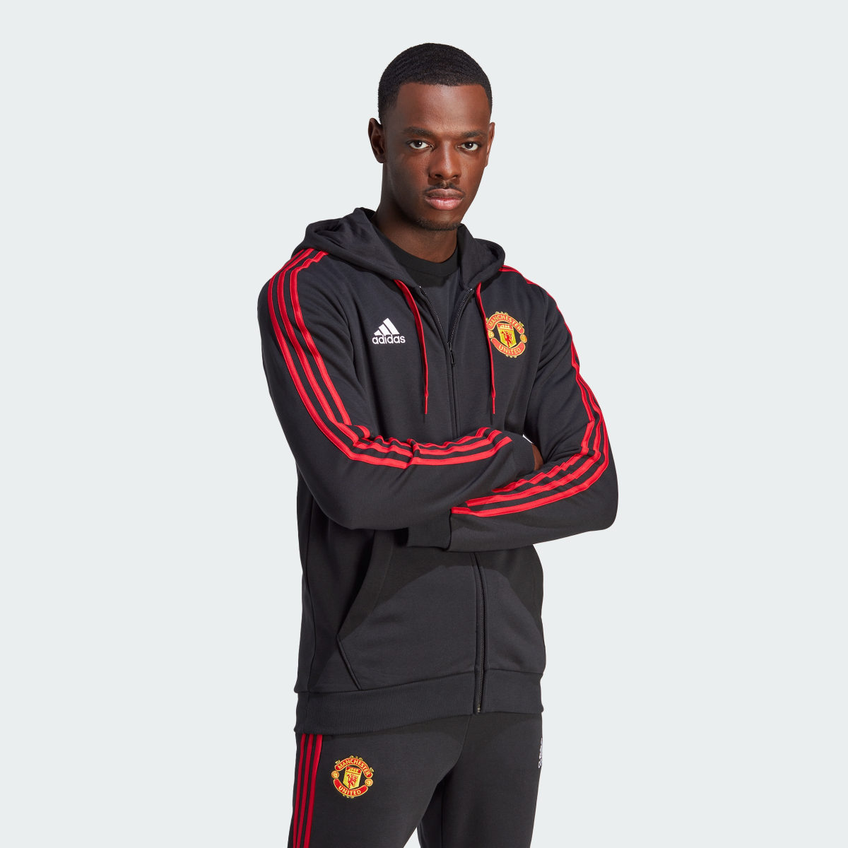 Adidas Manchester United DNA Full-Zip Hoodie. 4