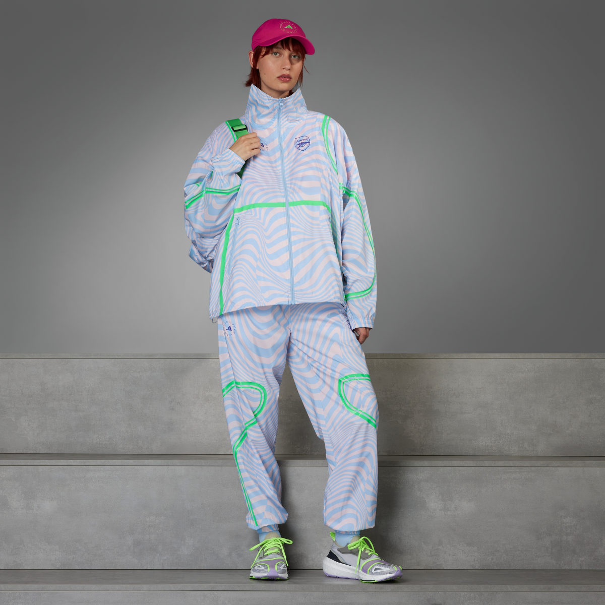 Adidas Arsenal x adidas by Stella McCartney Woven Tracksuit Bottoms. 4