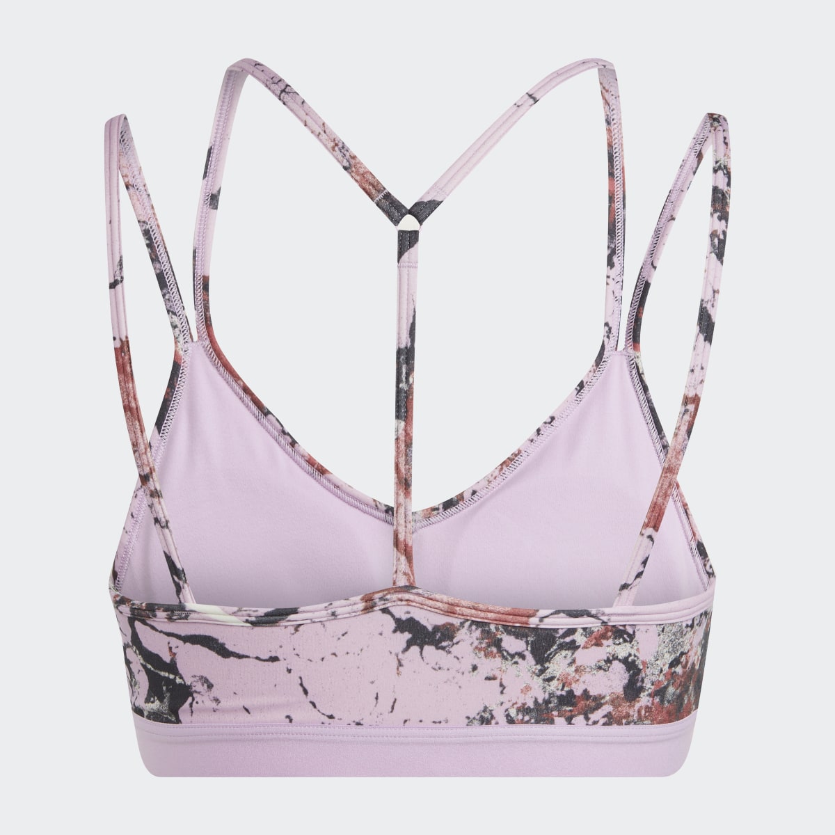 Adidas Reggiseno sportivo Yoga Essentials Studio Light-Support Allover Print. 6