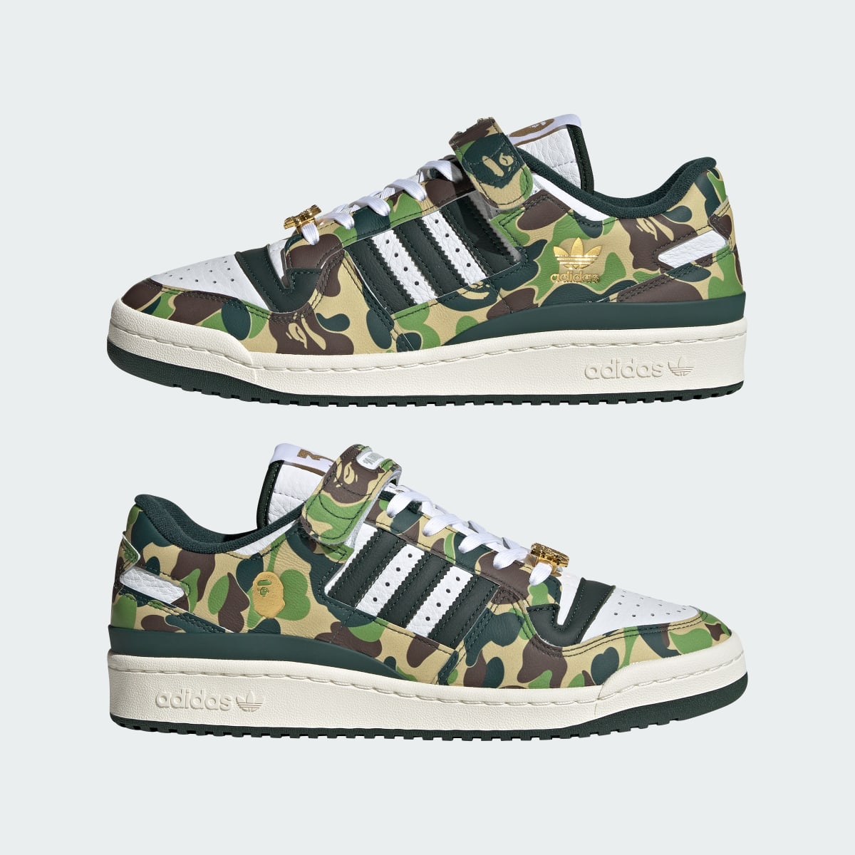 Adidas Forum 84 BAPE Low Shoes. 11