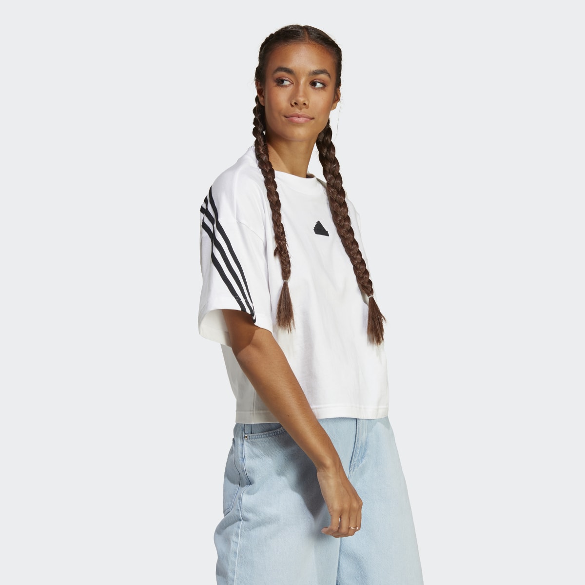 Adidas Future Icons 3-Streifen T-Shirt. 4