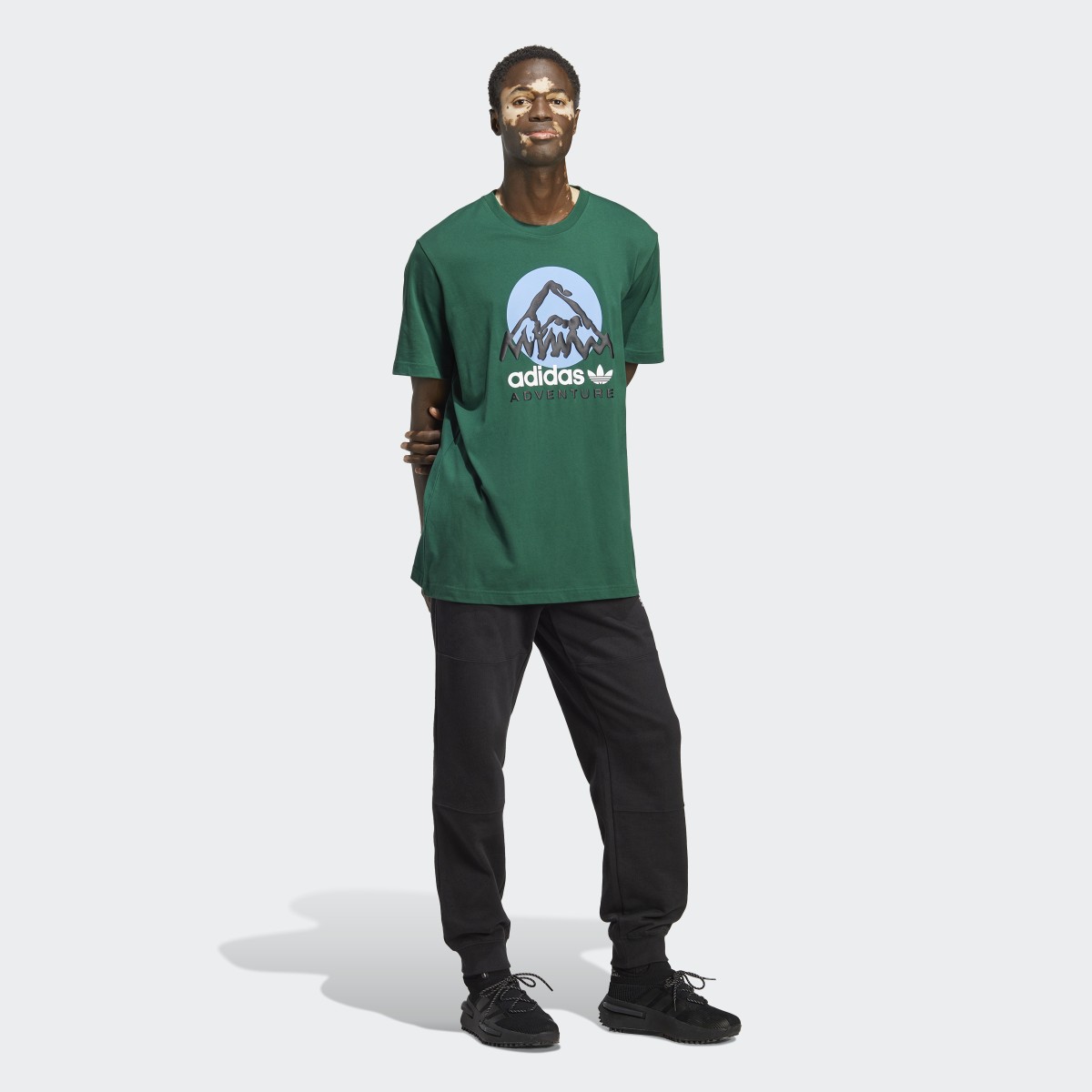 Adidas Adventure Mountain Front Tee. 4