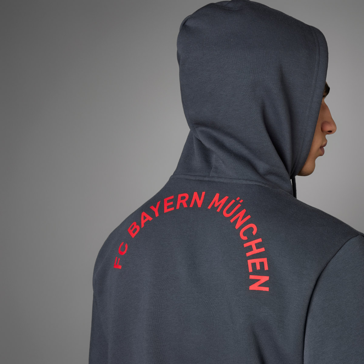 Adidas FC Bayern Essentials Trefoil Hoodie. 4