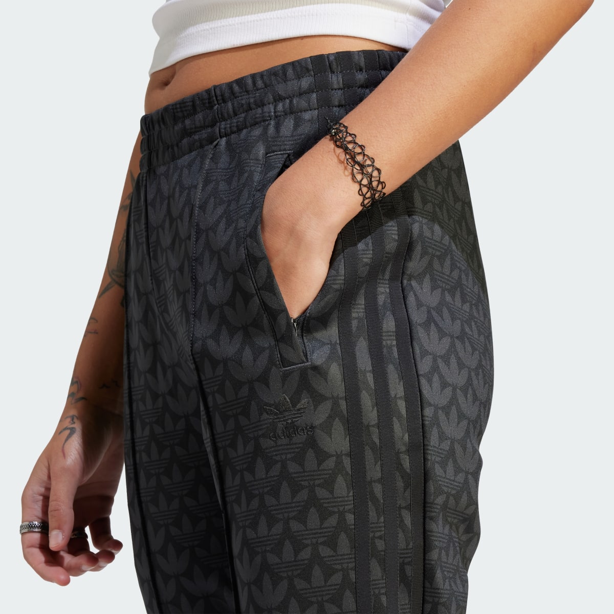 Adidas Trefoil Monogram SST Track Pants. 5