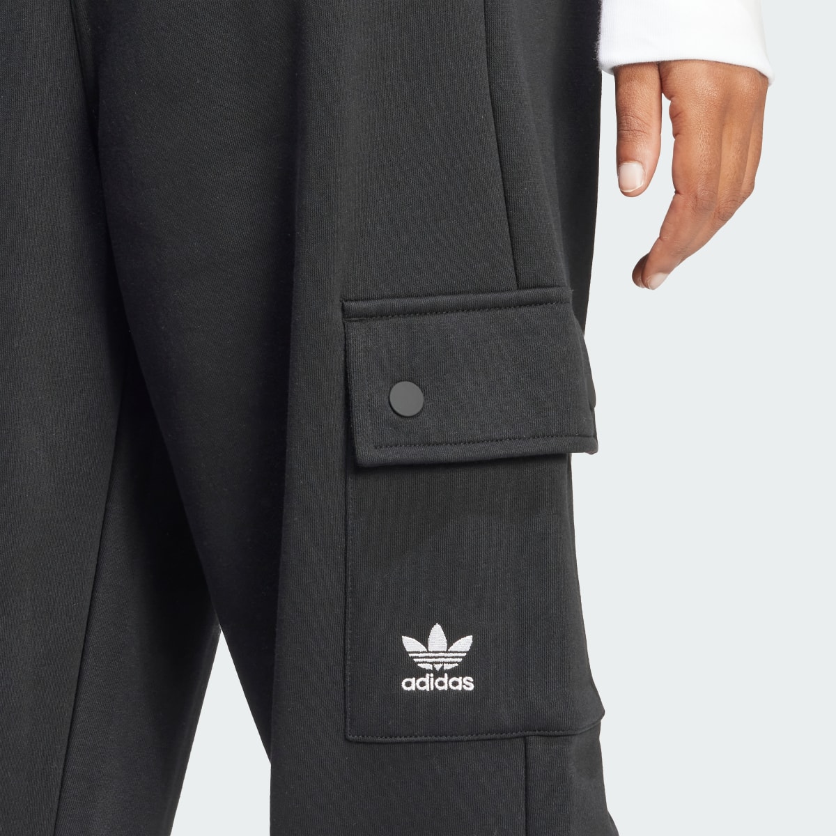 Adidas Essentials Fleece Cargo Jogger Pants. 5