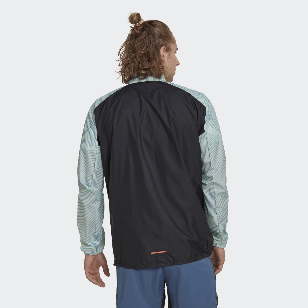 Adidas Terrex Trail Running Printed Wind Jacket. 4