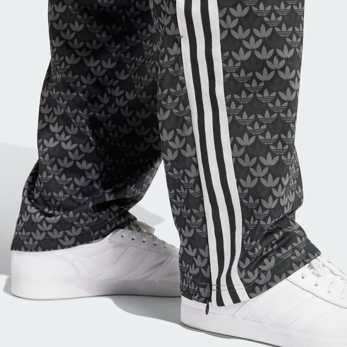 Adidas FireBird Classic Mono Track Tracksuit Bottoms. 6