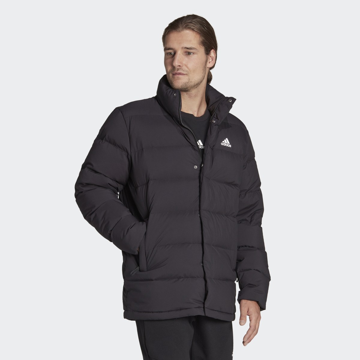 Adidas Helionic Mid-Length Down Jacket. 4