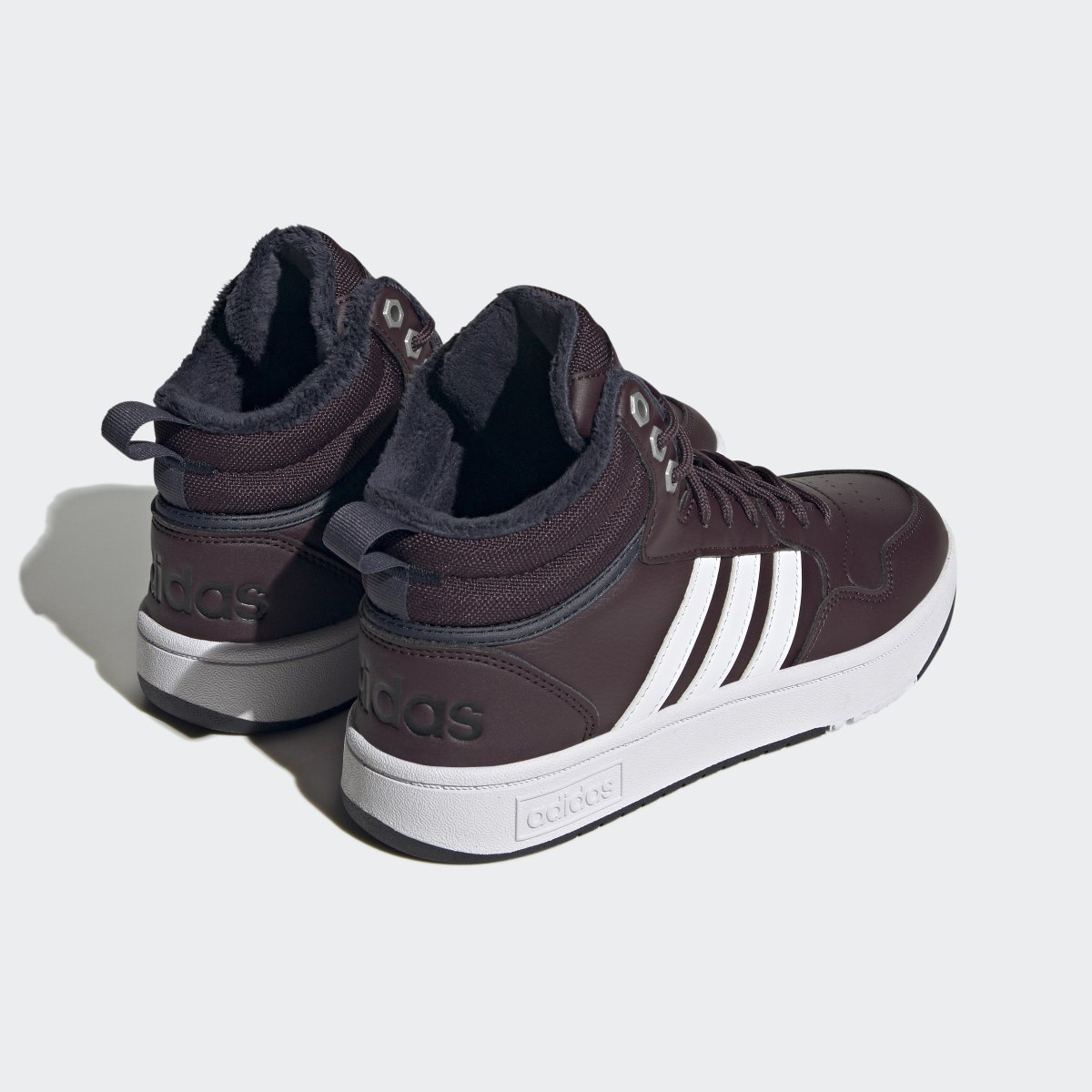 Adidas Sapatilhas de Inverno com Forro em Pelagem para Lifestyle e Basquetebol Hoops 3.0. 9