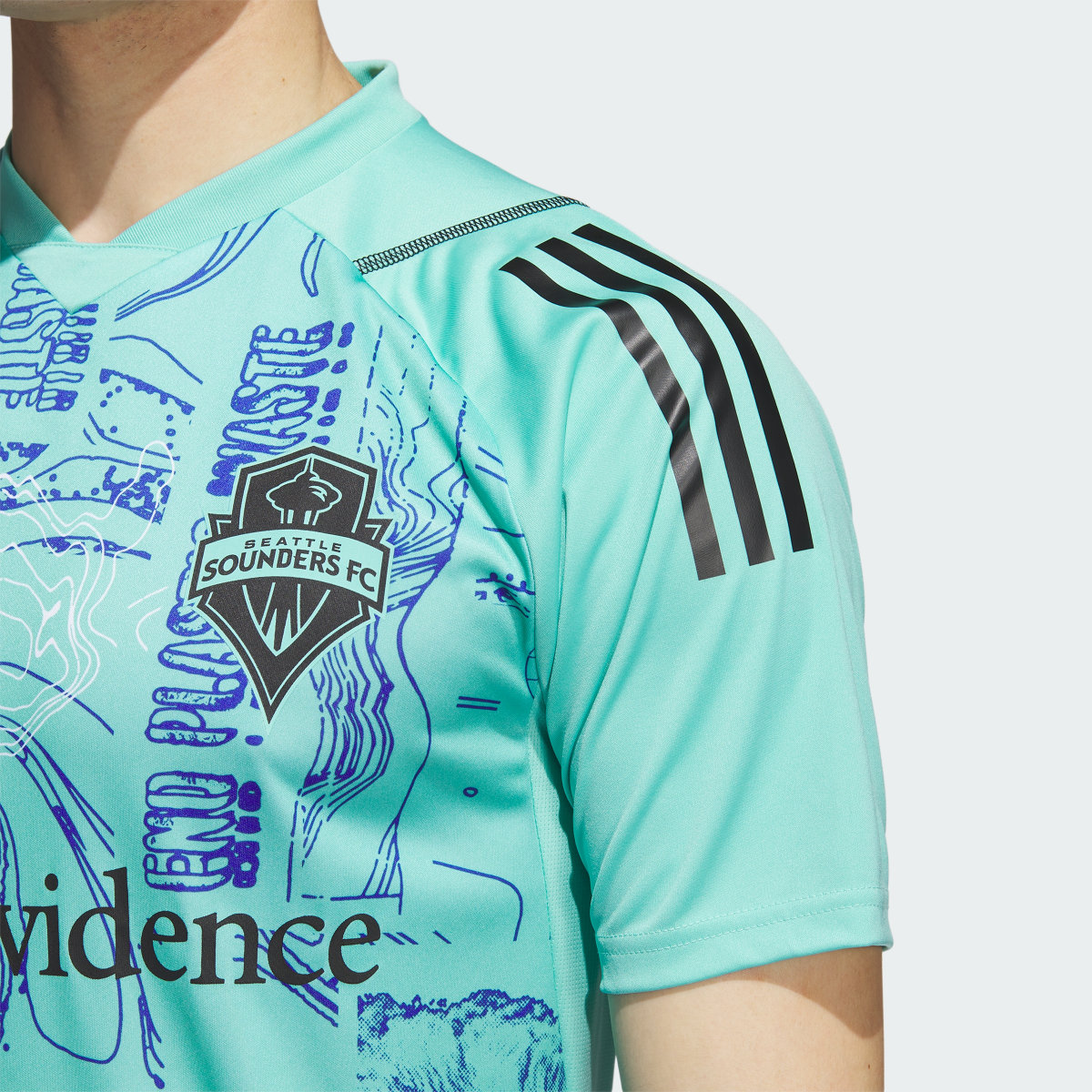 Adidas Seattle Sounders One Planet Jersey. 7