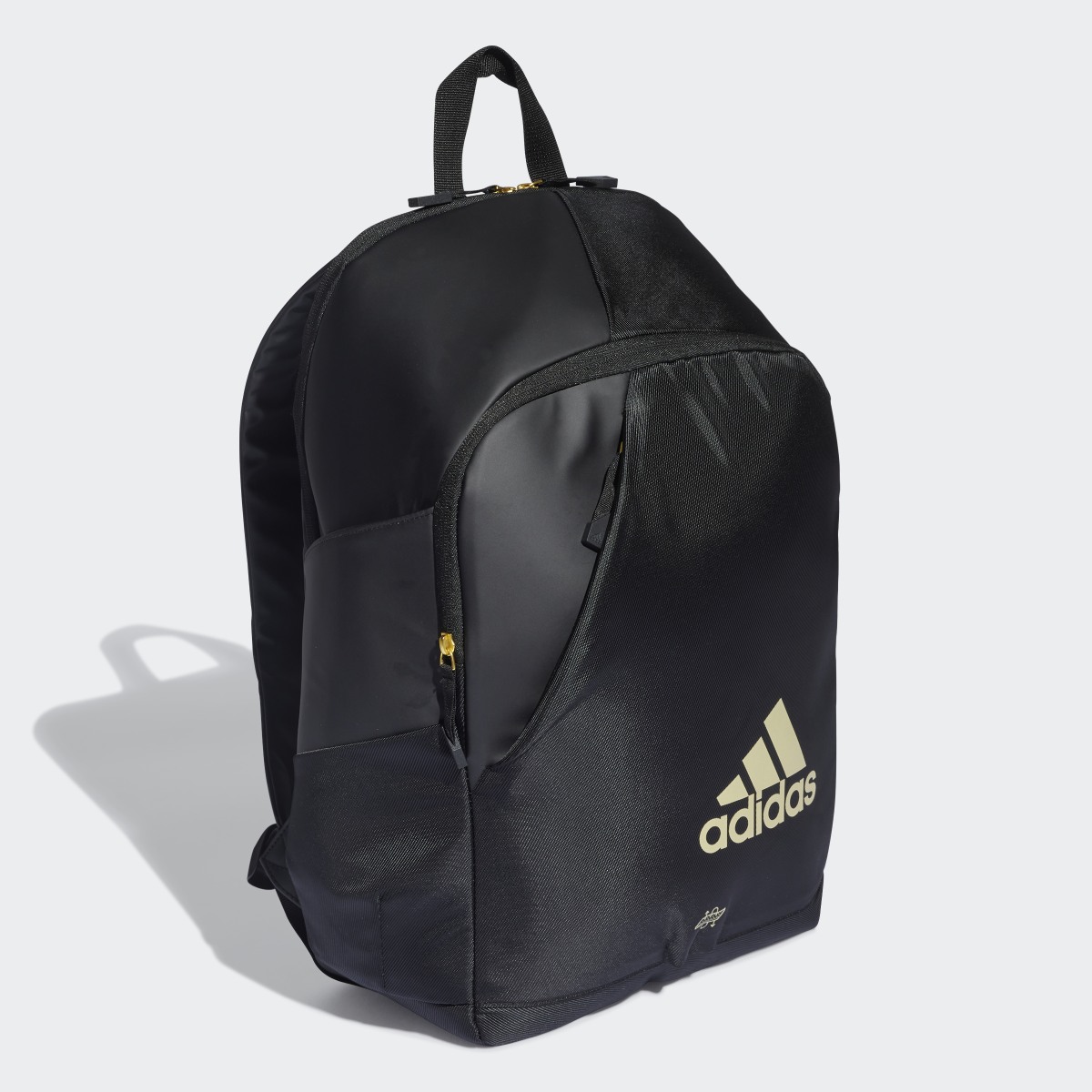 Adidas VS.6 Black/Gold Backpack. 4