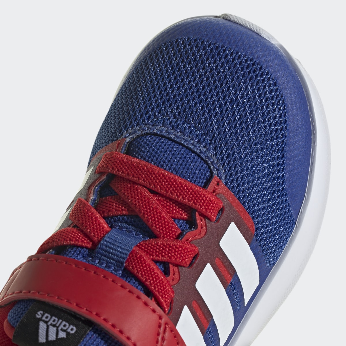 Adidas Chaussure à lacets élastiques et scratch sur le dessus adidas x Marvel FortaRun 2.0 Spider-Man Cloudfoam. 10