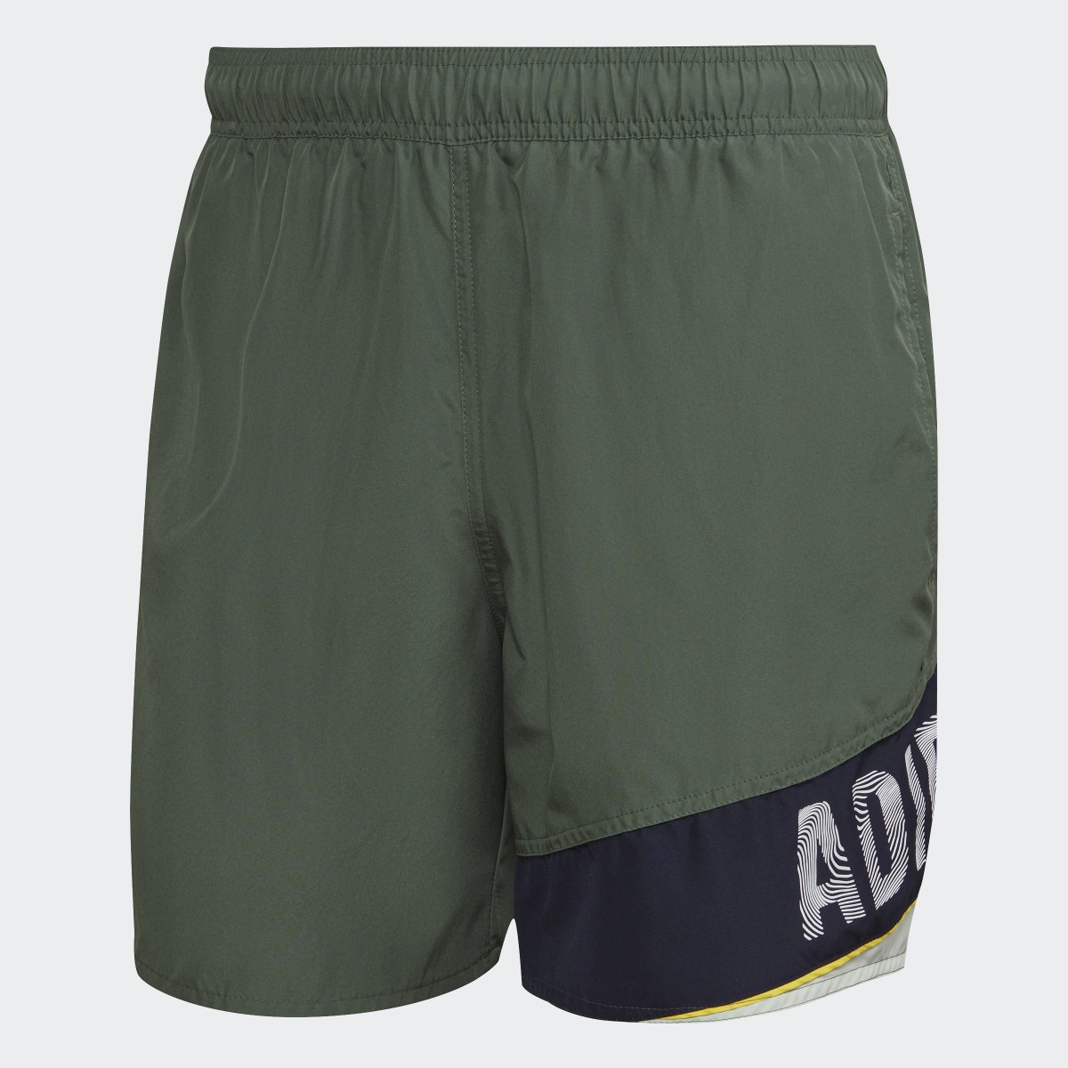 Adidas Wording Badeshorts. 4