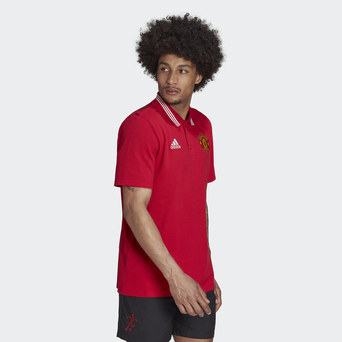 Adidas Manchester United DNA Polo Shirt. 4