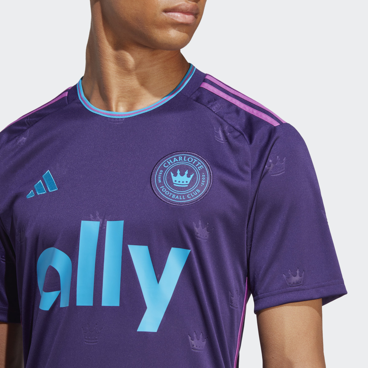 Adidas Charlotte FC 23/24 Away Jersey. 7