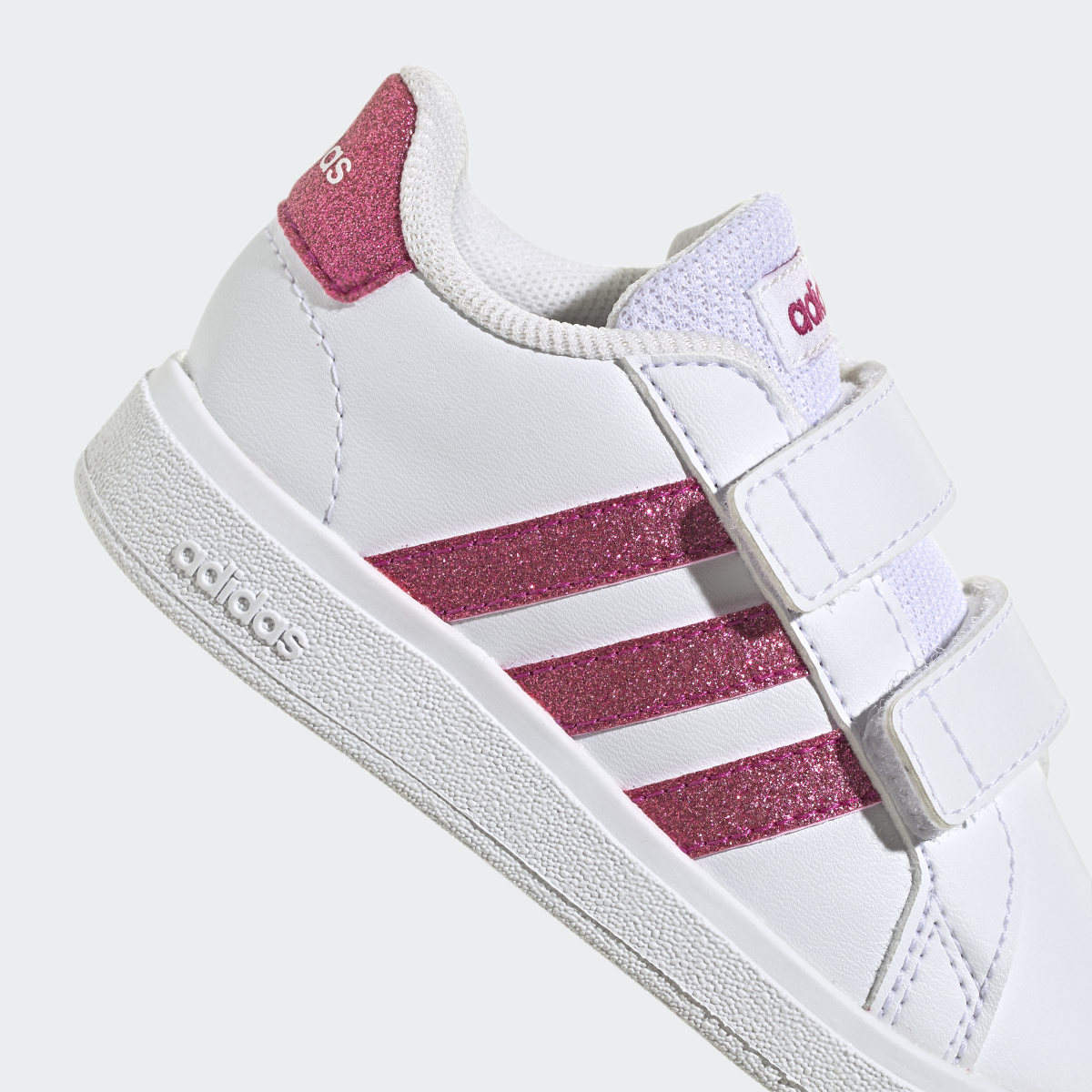 Adidas Grand Court Lifestyle Hook and Loop Shoes. 8