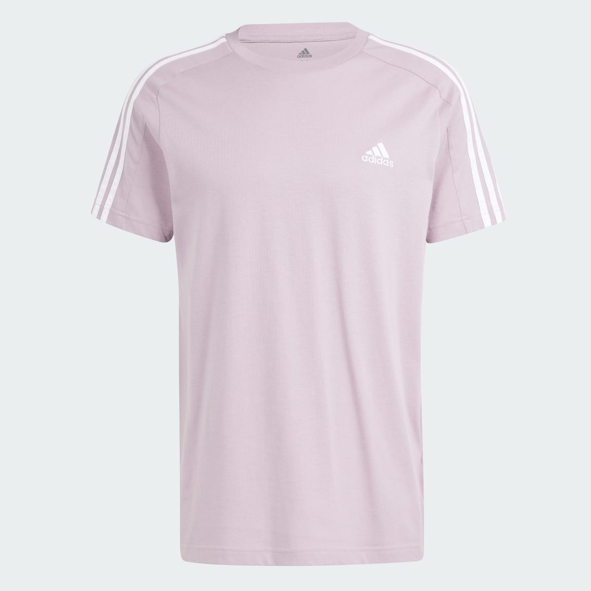 Adidas Essentials Single Jersey 3-Stripes Tişört. 5