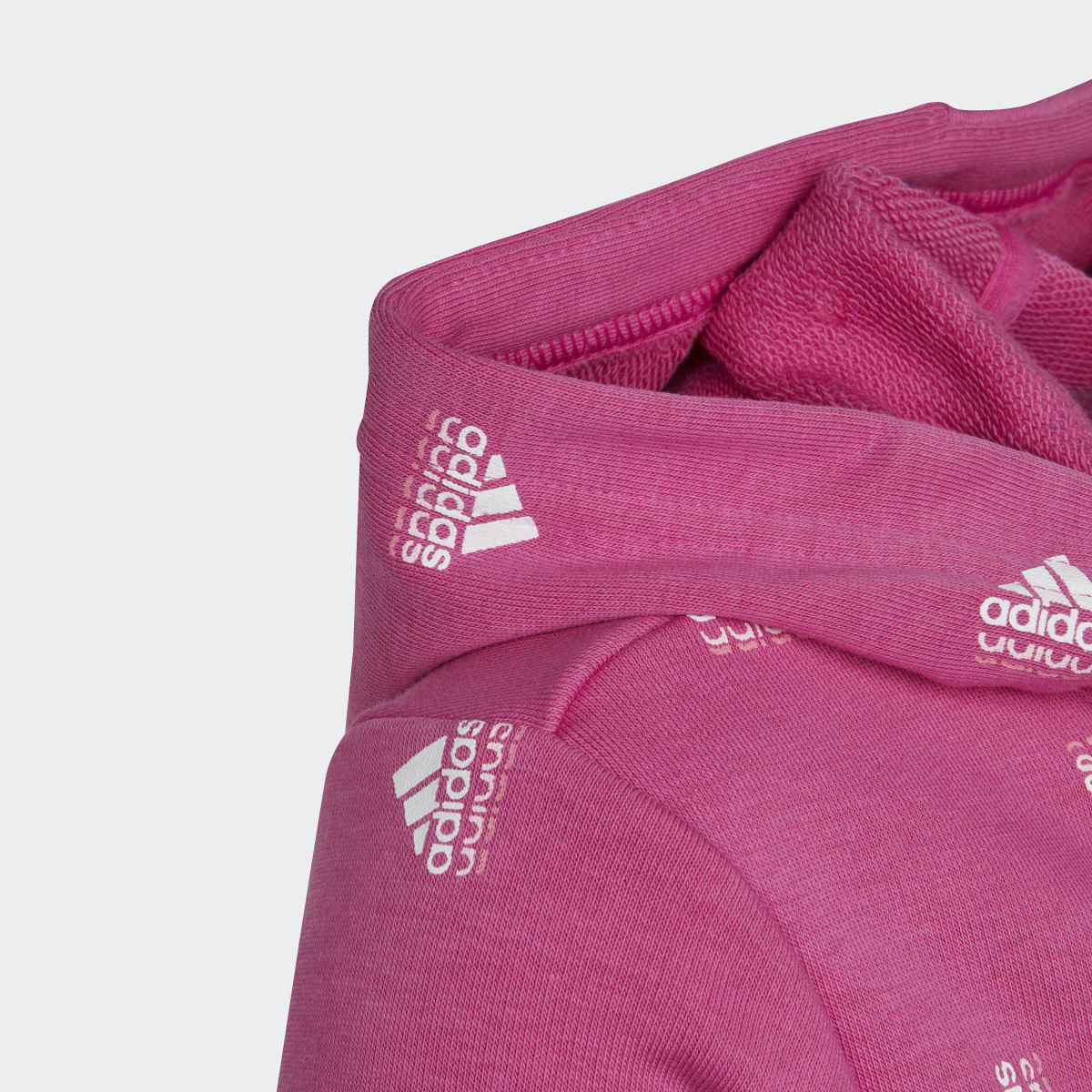 Adidas Sudadera con Gorro Brand Love Estampada de Algodón Cierre Frontal. 5 Adidas Sudadera con Gorro Brand Love Estampada de Algodón Cierre Frontal. 5