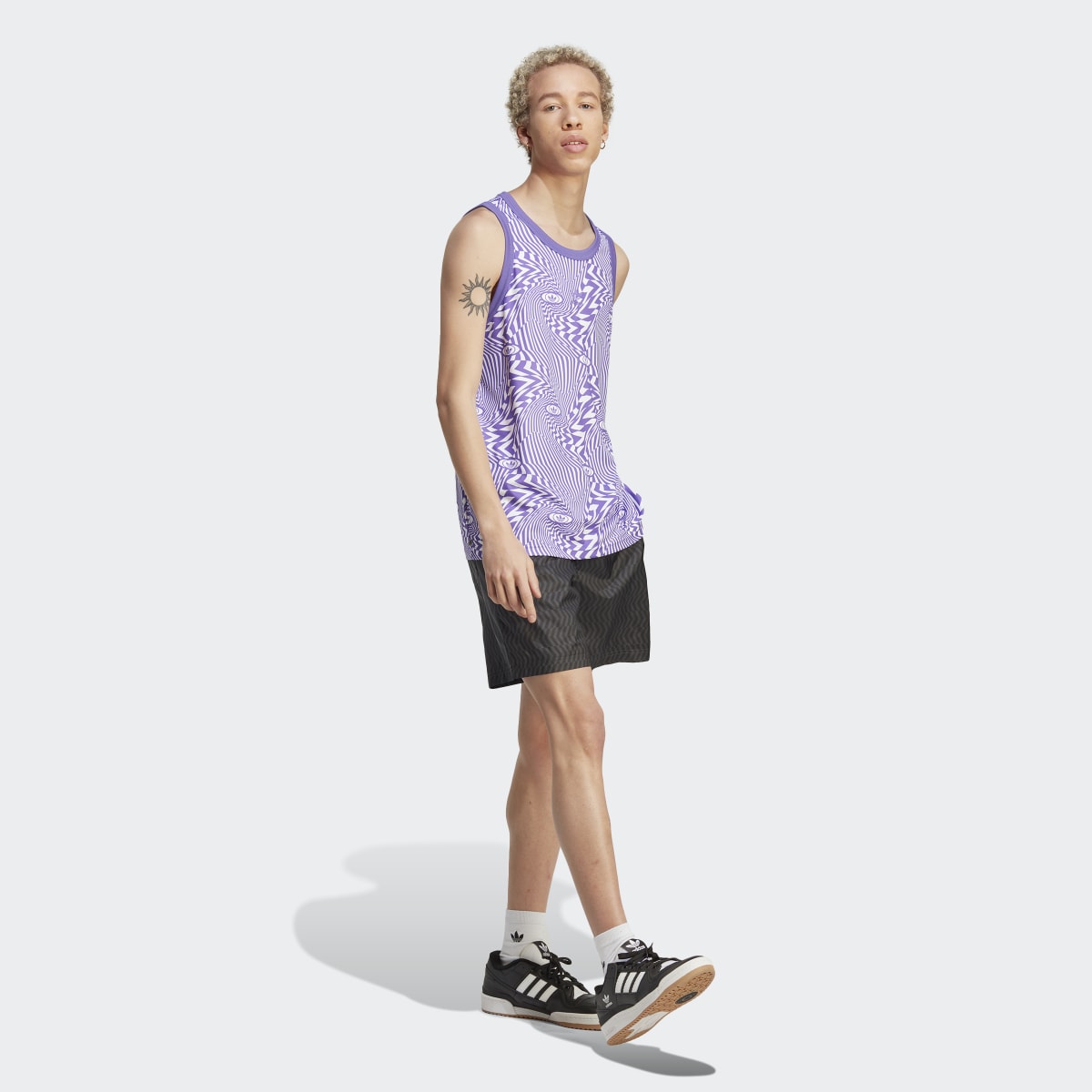 Adidas Rekive Allover Print Tank Top. 4