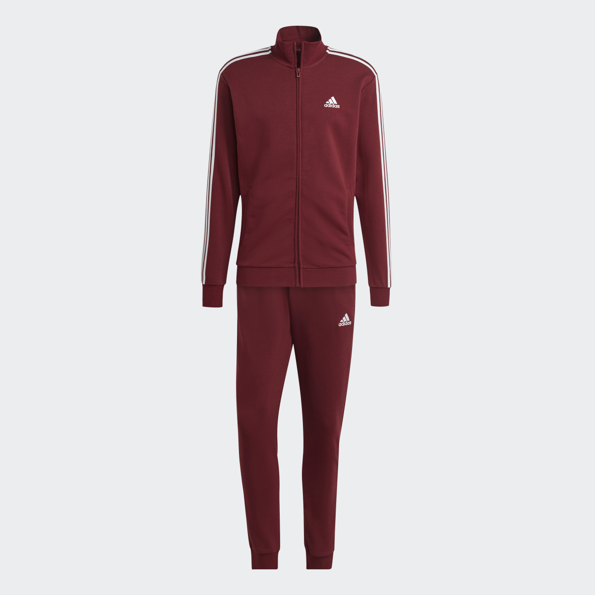 Adidas Basic 3-Stripes French Terry Tracksuit. 5