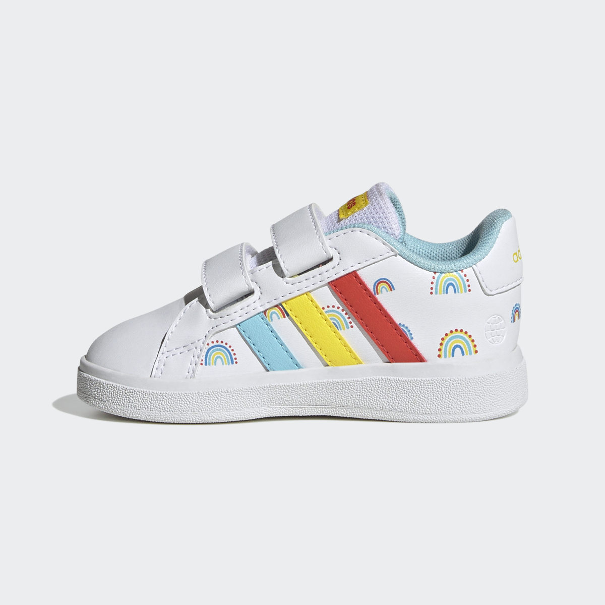 Adidas Grand Court Two-Strap Hook-and-Loop Shoes. 7