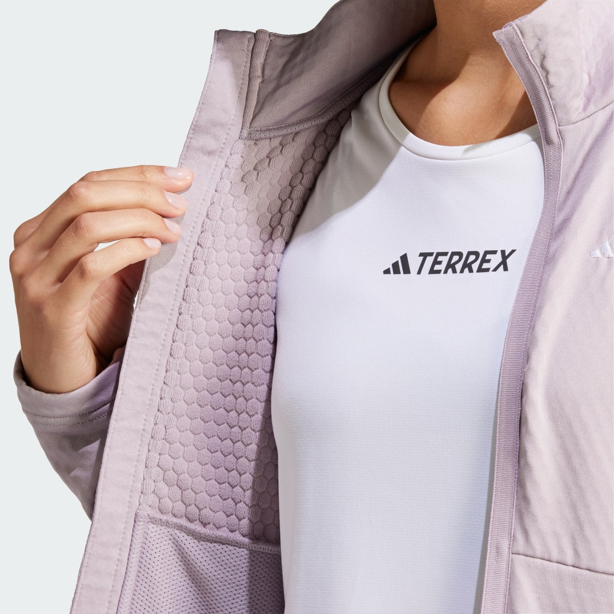 Adidas Casaco em Fleece Leve Multi TERREX. 8