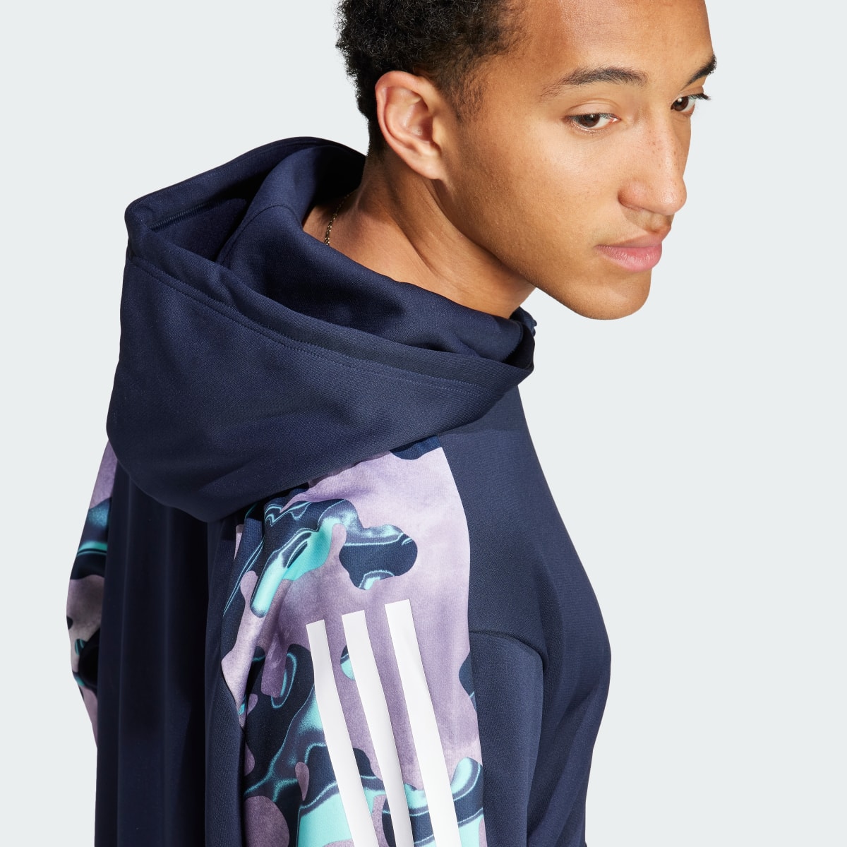 Adidas Future Icons Allover Print Hoodie. 7