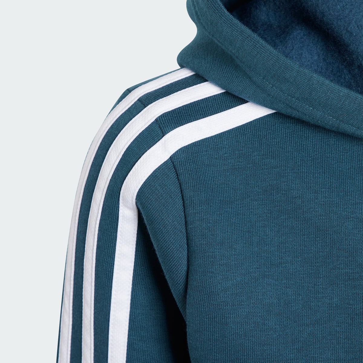 Adidas Essentials 3-Stripes Fleece Full-Zip Hoodie. 5