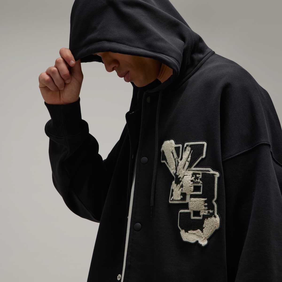 Adidas Y-3 Graphic French Terry Hoodie. 6