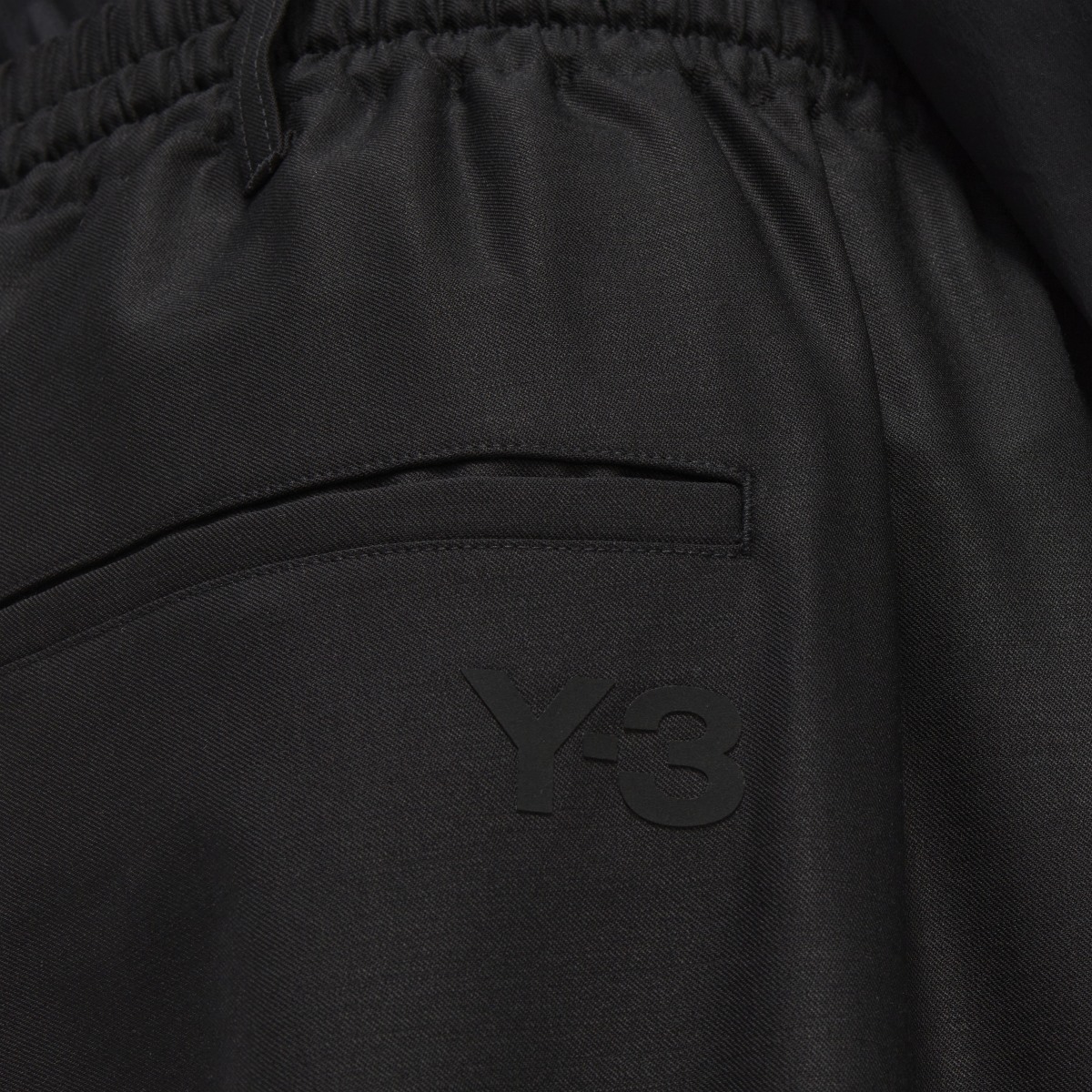 Adidas Y-3 3-Stripes Refined Wool Cuffed Joggers. 6