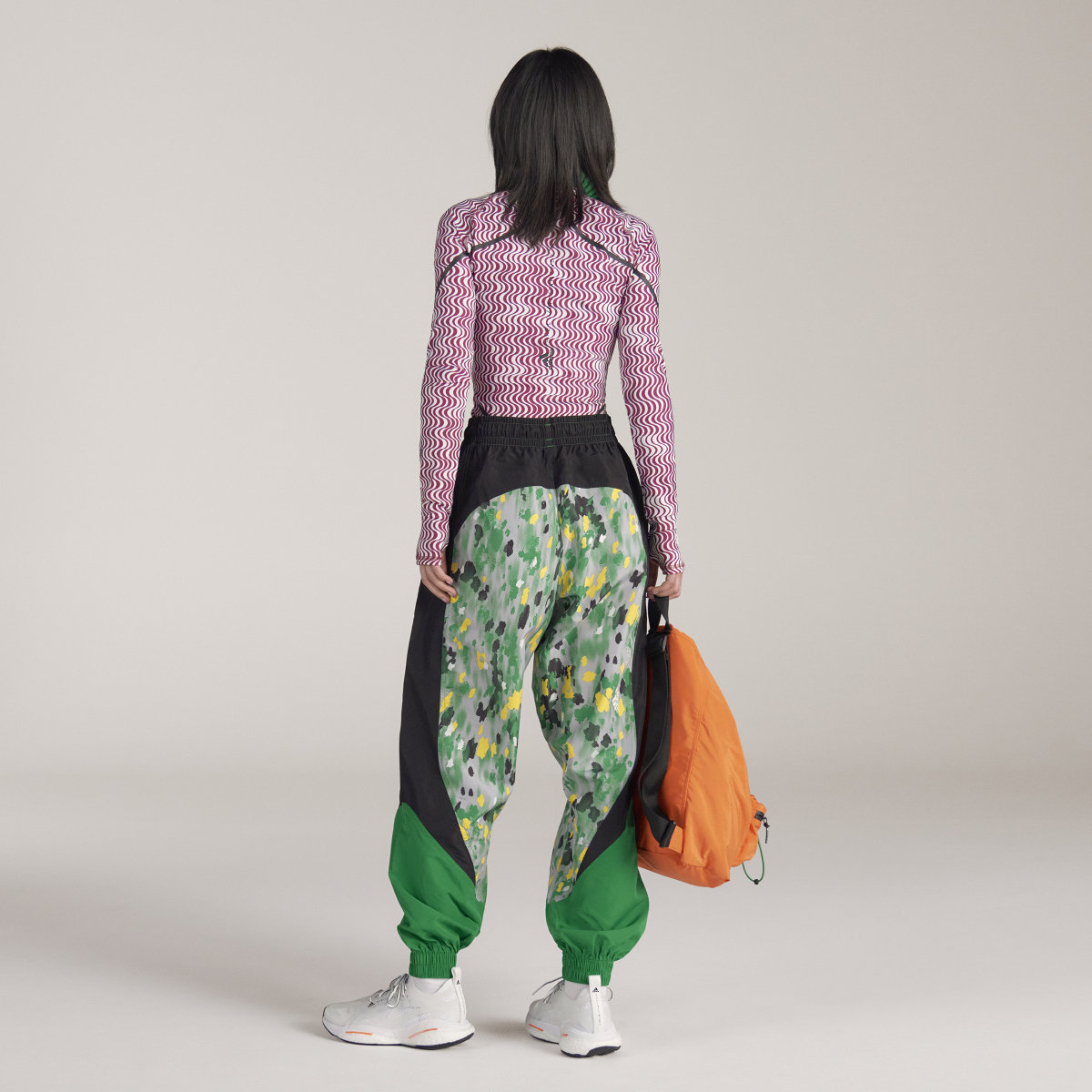 Adidas by Stella McCartney Printed Woven Tracksuit Bottoms. 5