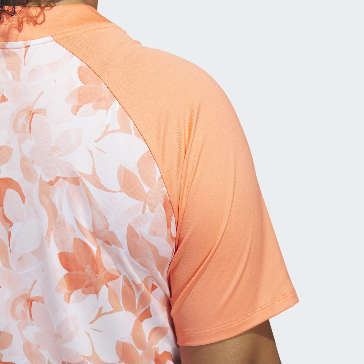 Adidas Floral Golf Polo Shirt (Plus Size). 9