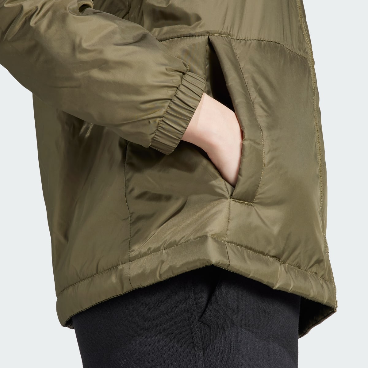 Adidas Essentials Insulated Hooded Jacket. 7