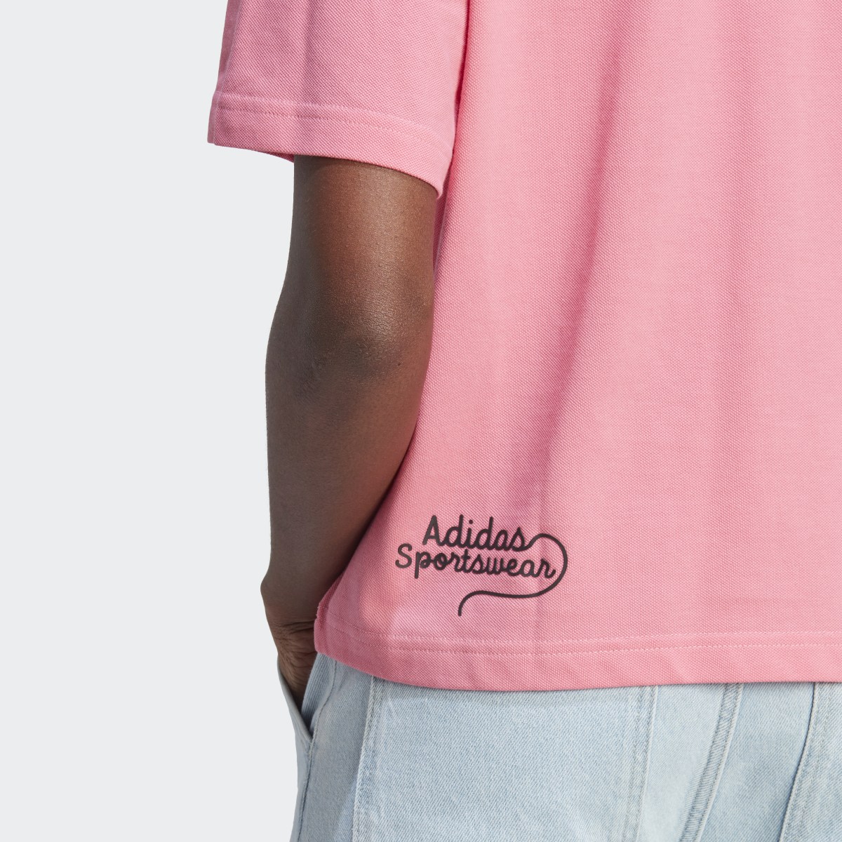 Adidas Scribble Embroidery Polo Shirt. 7