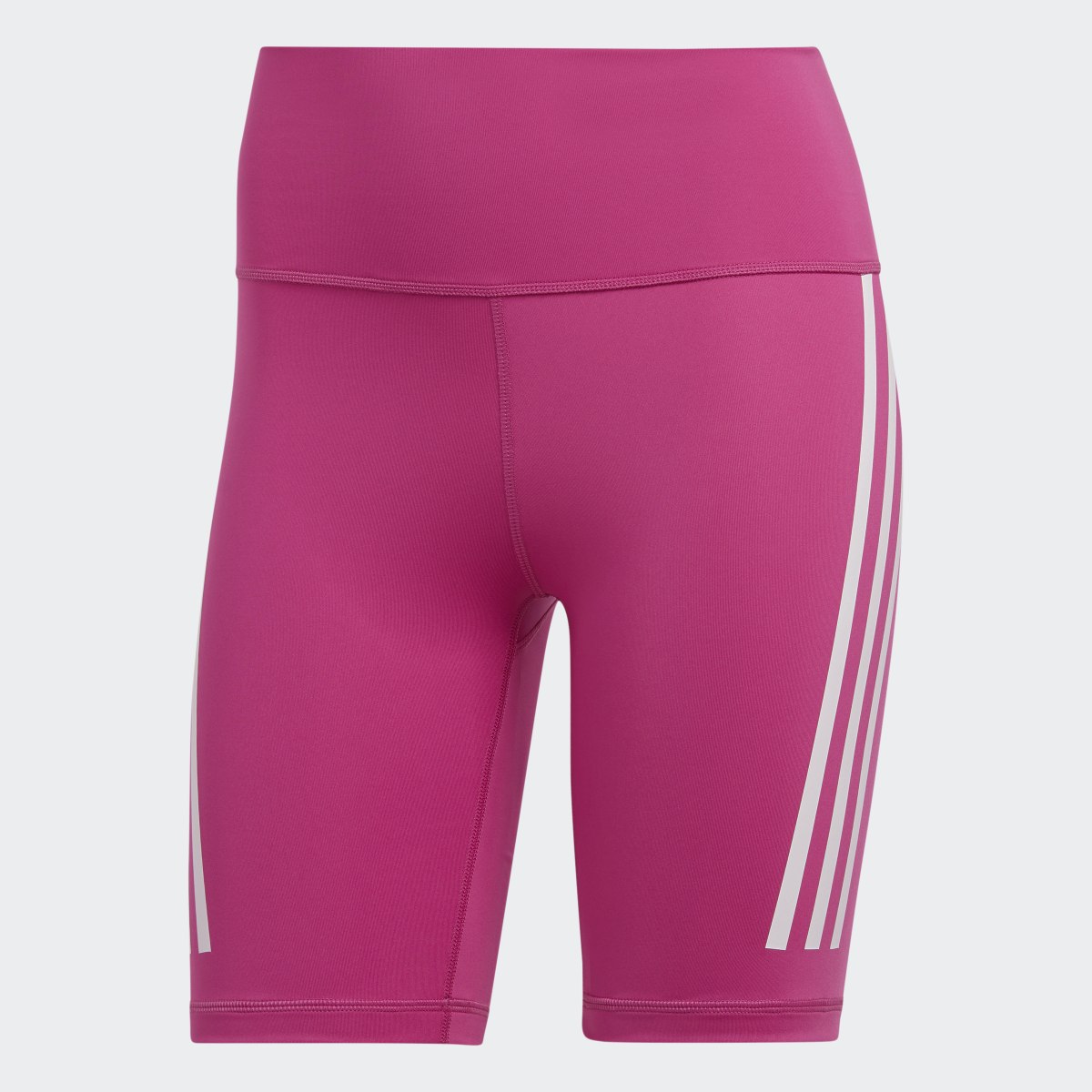 Adidas Optime Train Icons 3-Stripes Bike Short Leggings. 4