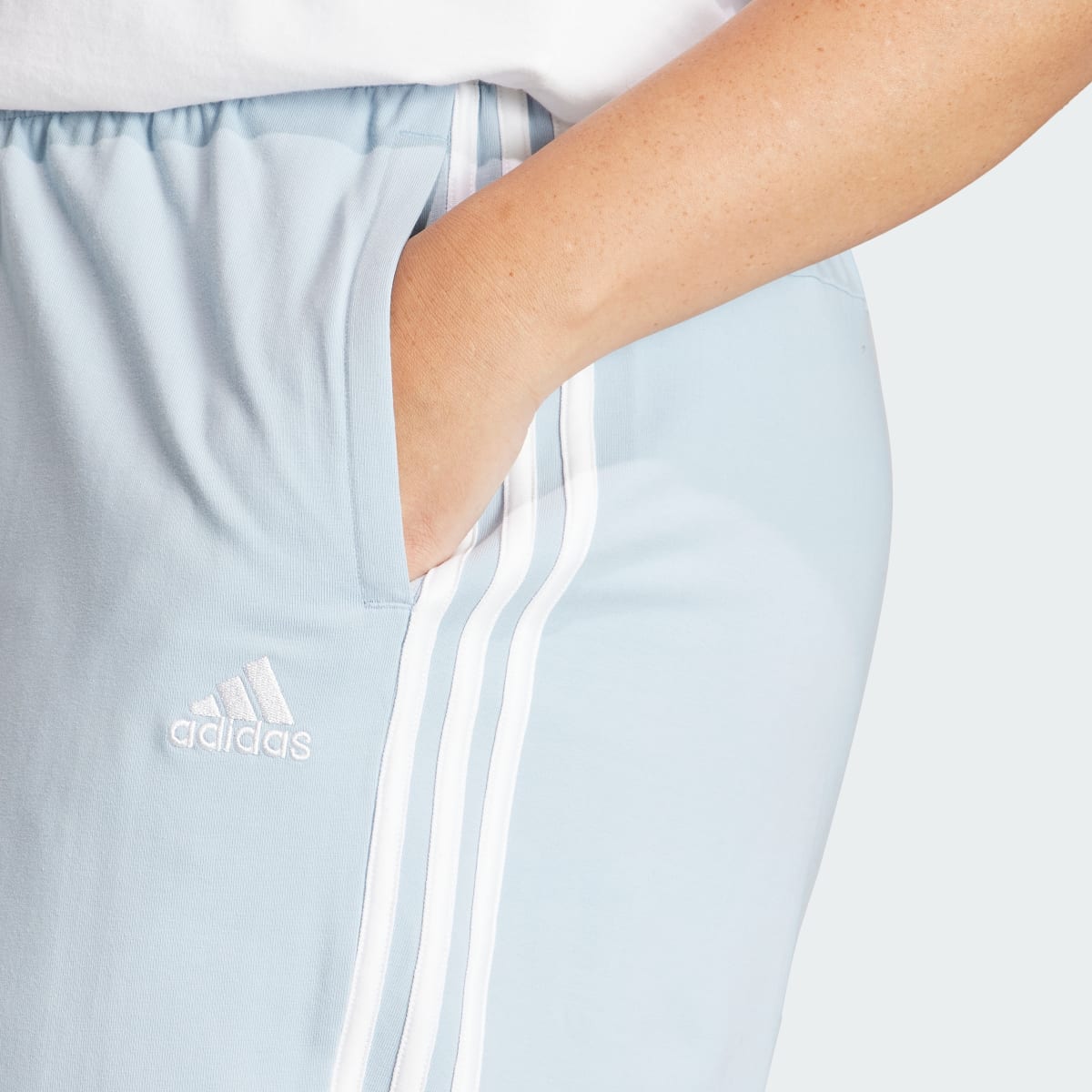 Adidas Essentials 3-Stripes Pants (Plus Size). 5