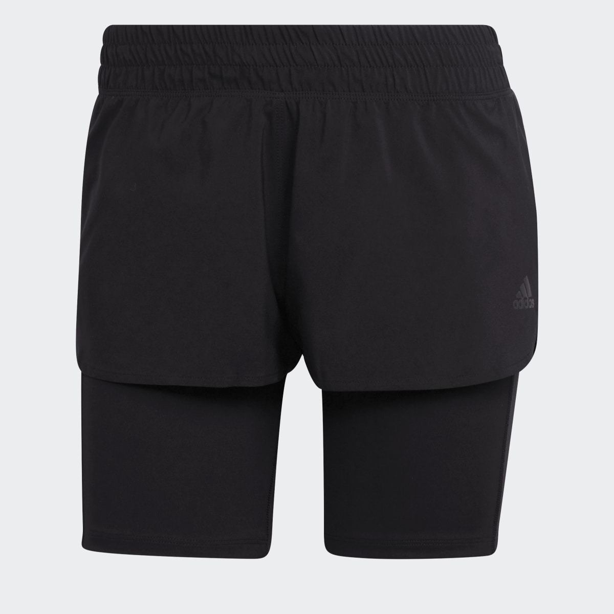 Adidas Run Icons Two-in-One Running Shorts. 4