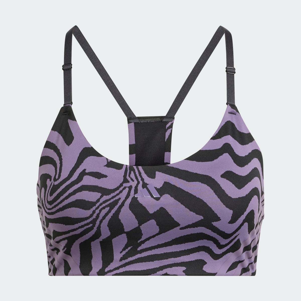 Adidas Aeroimpact Training Light-Support Jacquard 3-Stripes Bra. 5