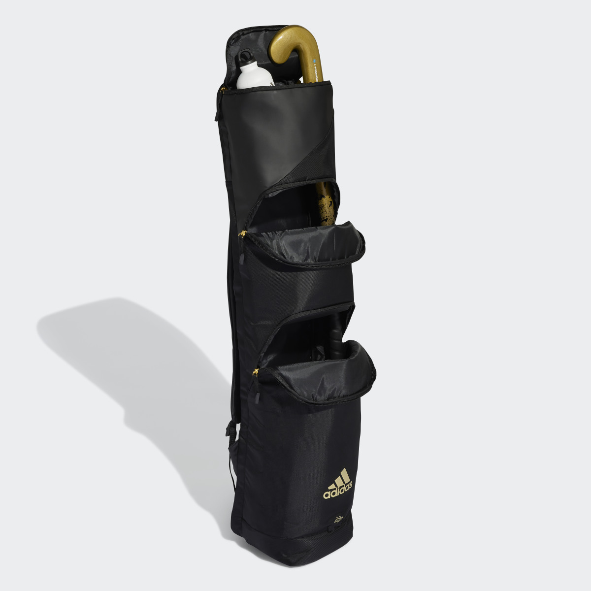 Adidas VS.6 Black/Gold Hockeyschlägertasche. 5